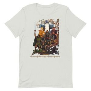 The Fellowship The Lord Of The Rings 1978 Classic Unisex Retro T-shirt